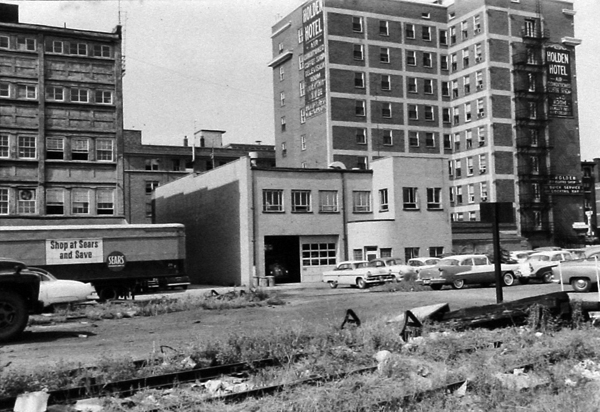 Rear of Holden Hotel 1957